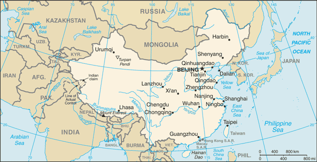 Map of China